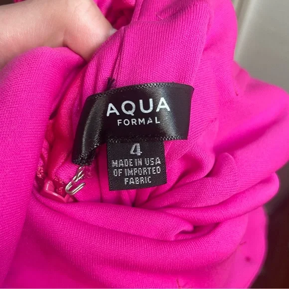 AQUA formal satin corset gown (Bloomingdale’s) - Picture 3 of 6